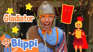 Blippi Turns Into a Gladiator! | Blippi Educational Videos for Kids