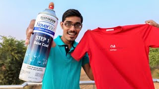 Can NeverWet Spray Make T-Shirt Waterproof? Best Experiment Ever