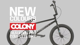 Colony Tradition Pro BMX bike - Black (NEW COLOUR)