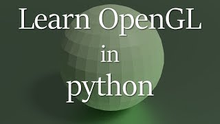 OpenGL in python e06 - rotating 3D cube