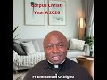 Homily for Solemnity of Corpus Christi Year A 2026 by Fr Emmanuel Ochigbo