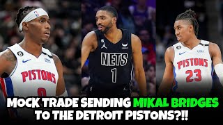 Reacting to Mikal Bridges to the Detroit Pistons mock trade for The Athletic