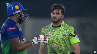Heavy Fight | Kieron Pollard vs Shaheen Afridi | Lahore vs Multan | Match 31