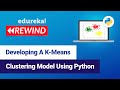 Developing A K-Means Clustering Model Using Python | Data Science | Edureka | Data Science Rewind -3