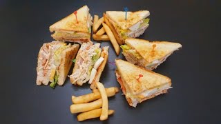 CLASSIC CLUB SANDWICHES | Easy clubhouse sandwich recipe | Chicken & Egg Sandwiches