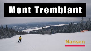 #ski / #snowboard Mont @Tremblant Ski Resort from top to bottom on South Side of the #mountain