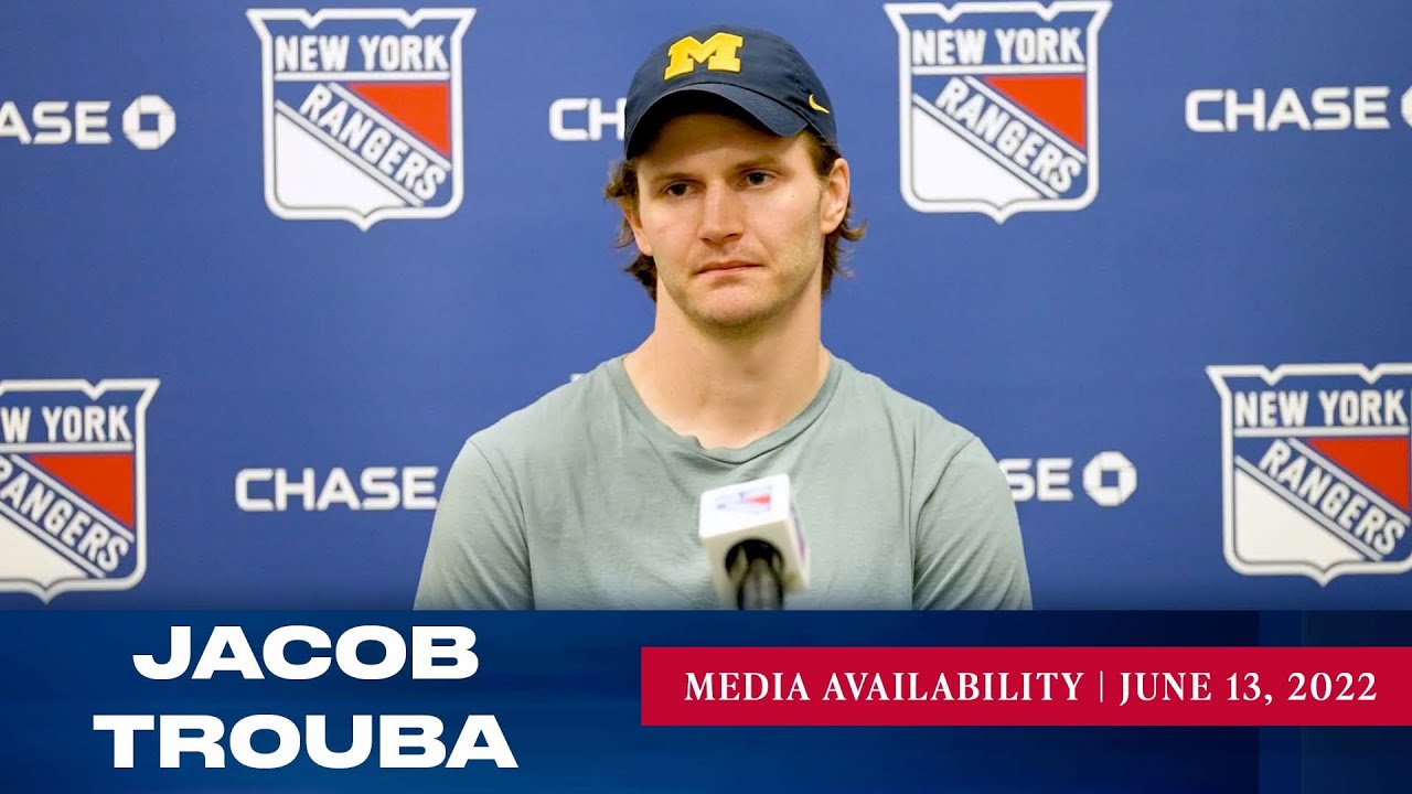 New York Rangers: Jacob Trouba Media Availability | June 13, 2022 - YouTube