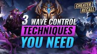 3 GAME-WINNING Wave Control Techniques That Make a HUGE Difference - League of Legends Season 10