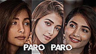 Nej - Paro x Pooja Hegde status 😫❤ | Efx Whatsapp Status  | Paro song audio edit | RD Edits
