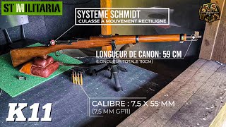 CARABINE Mousqueton 1911 Schmidt Rubin K11 - 7.5X55 GP11 Suisse