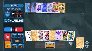 BALATRO! 7 Joker! Yellow deck,ante 8, single hand winner against boss