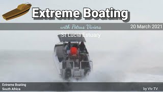 St Lucia Estuary  - Extreme Boating South Africa. Surf Launching