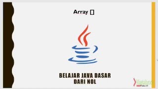 Belajar Java Dari Nol: Array