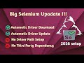 Big Selenium Update | Selenium Manager | Selenium Automatic Web Driver Download/ Update