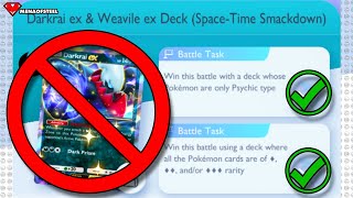 How to Beat Darkrai EX Expert Solo Battle with ONLY PSYCHIC TYPES! (LOW RARITY)