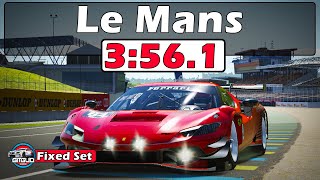 iRacing Ferrari 296 GT3 Challenge - Le Mans Track Guide - 3:56.1