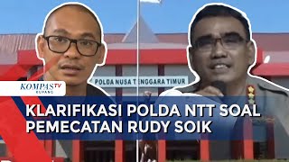 Klarifikasi Polda NTT Terkait Pemecatan Ipda Rudy Soik