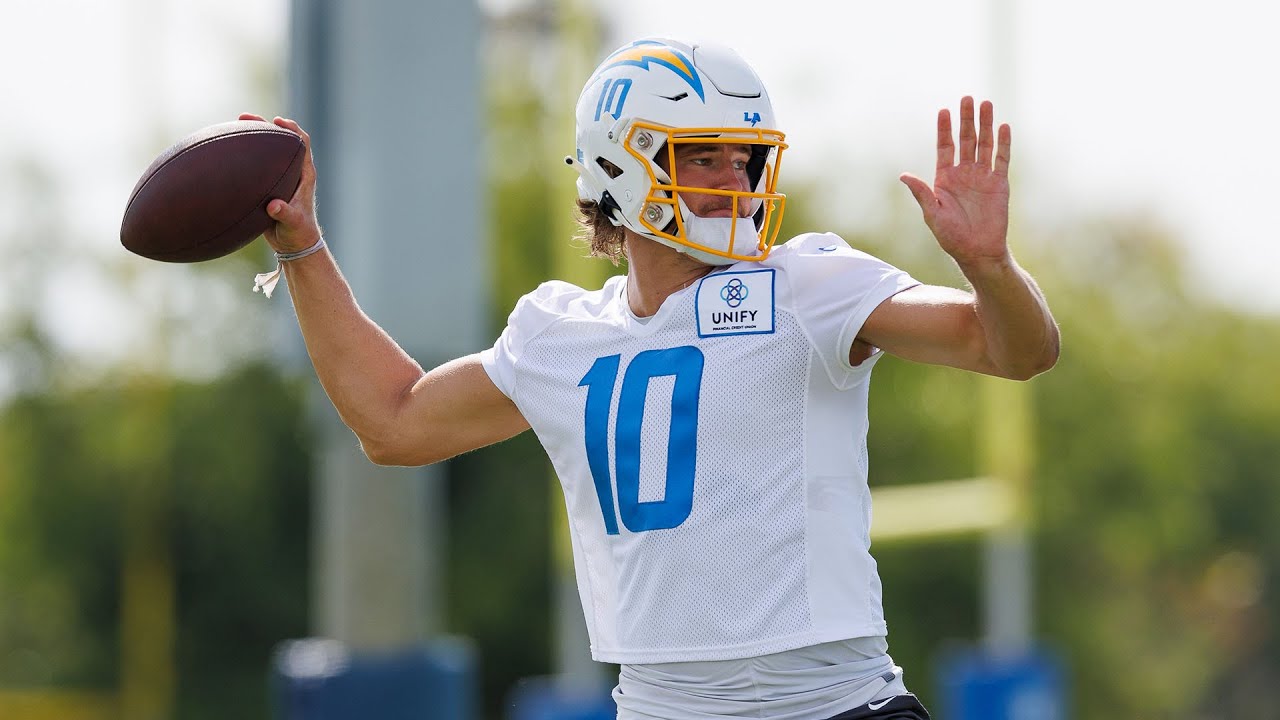 Justin Herbert Best Plays From Training Camp Week 1 | LA Chargers - Win ...