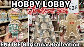 ULTIMATE CHRISTMAS SHOP WITH ME AT HOBBY LOBBBY | Hobby Lobby Shop with Me Christmas 2024