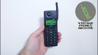 Siemens E10 D Mobile phone menu browse, ringtones