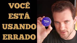 Dermatologia ensina como usar Nivea da Latinha Azul