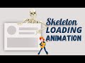 Skeleton Loading Animation using HTML and CSS | CSS new page Loader like youtube and facebook