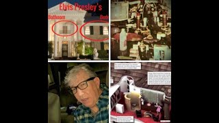 UNSEEN photos of Elvis Presley DEATH BATHROOM where he DIED & his Bedroom upstairs inside Graceland
