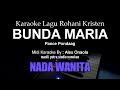 NADA WANITA | AVE MARIA - PANCE PONDAAG (KARAOKE TANPA VOKAL)