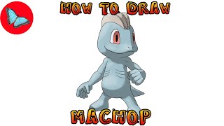 How To Draw Pokemon - Machop | Drawing Animals