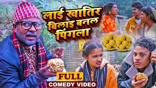 लाई खातिर बिलाइ बनल पिंगला#Maithilicomedy||Saptaribali Damaru Pingla Kajal arjun comedy