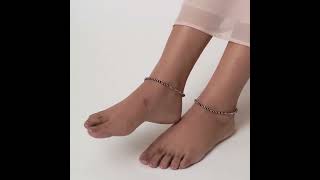 PurpleLuck Nayanthara Nazariya Silver Anklet