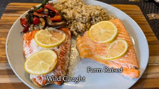 Comparing Wild Caught vs Farm Raised Salmon