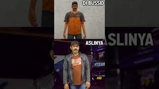 Karakter Game Bussid vs Aslinya di Dunia Nyata #Bussid #shorts