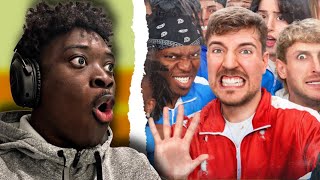 50 YouTubers Fight For $1,000,000 Reaction! (Mrbeast)