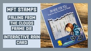 MFT Stamps | Falling from the Clouds Frame Die | Interactive Card