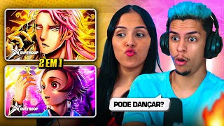 2 EM 1 NOVATROOP: Apollo + Tanjiro Kamado | [Casal Jounin React] 🔥