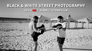 Black and white street photography with the Leica M6 \u0026 Ilford film