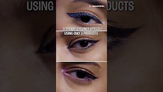 Trending Eyeliner Looks with Lakme | Colorful Winged Eyeliner Tutorial | Be Beautiful #shorts