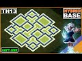 NEW BEST! Town Hall 13 Hybrid Base 2024 Copy Link | COC TH13 Trophy/War/Farming Base