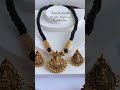 18 grams lakshmi pendant set nandijewels goldjewellery gold pendant