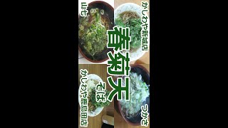 【立ち食いそば・うどん】春菊天そば まとめ動画 かしわや新城店 平間駅 つかさ 新丸子駅 山七 かしわや鹿島田店 ショート動画 #Shorts