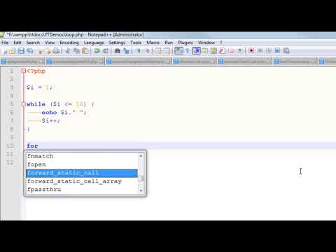 Introduction to FOR Loops in PHP Introduction to FOR Loops in PHP