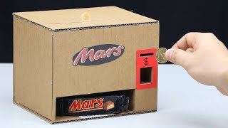 DIY MARS Chocolate Vending Machine with Coin