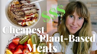 Save MONEY on VEGAN groceries + The CHEAPEST plant based meals