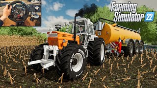 Turning FIAT 1300 DT into a Monster | Steering wheel \u0026 gearshift gameplay (Farming Simulator 22)