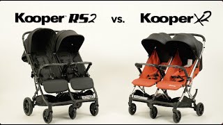 Joovy Kooper X2 vs. New Kooper RS2 Double Stroller With Snack Trays