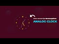 Javascript Clock | CSS Neumorphism Analog Clock