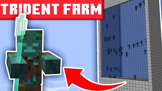 Minecraft Trident Farm 1.20.4 - BEST DESIGN
