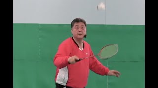 Badminton Hitting Skills For Beginners-How To Do Backhand Spin Net