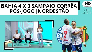 BAHIA 4 X 0 SAMPAIO CORRÊA - TRICOLOR GOLEIA O SAMPAIO CORRÊA DENTRO DE CASA